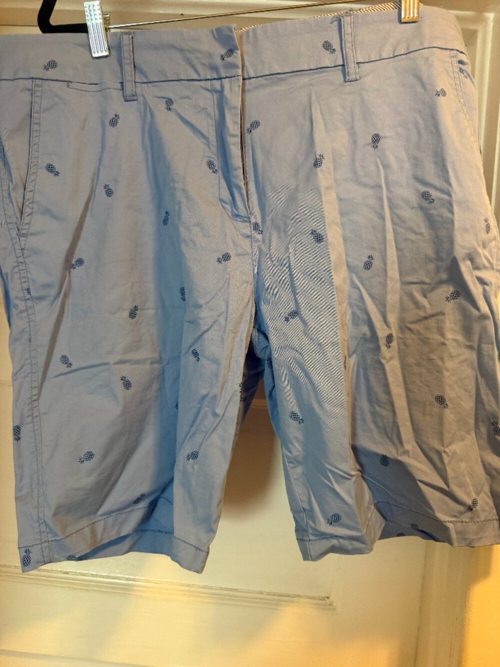Izod Pineapple Print Bermuda Shorts SZ 16